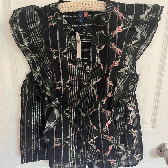 Anthropologie Button Down Blouse by Pilcro - Picture 1 of 6